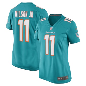 womens nike cedrick wilson jr aqua miami dolphins game playe